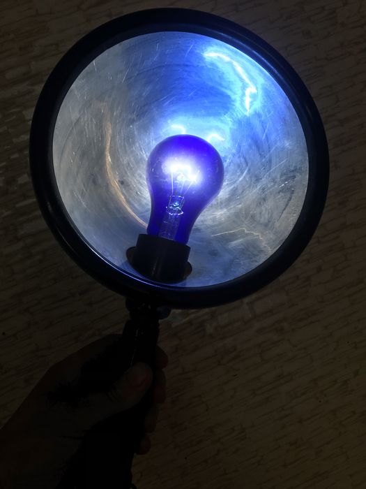 Синяя лечебная лампа Минина прошлого века