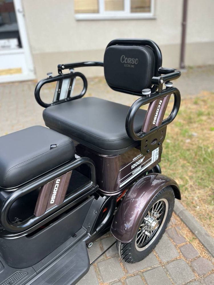 Трьох колісний електро скутер 1000w Corso Protex