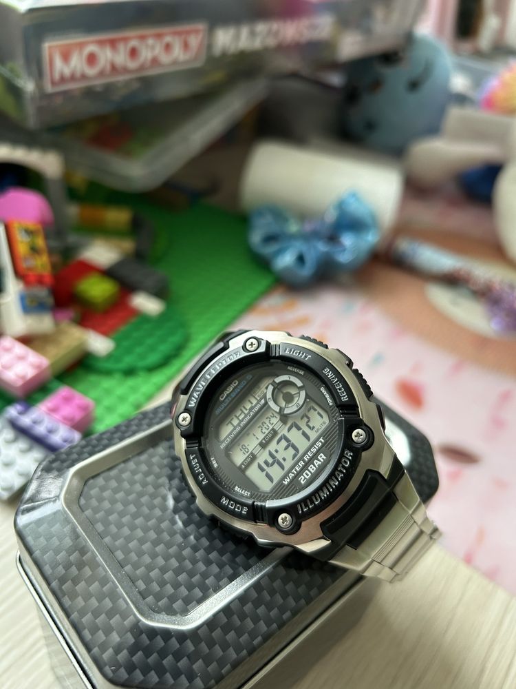 Zegarek Casio WV-200RD-1A waveceptor multiband jak G-shock