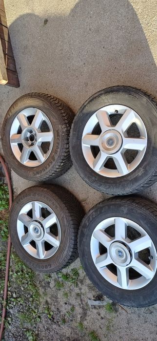Koła felgi 15 fiat ulysse II 2 opony zimowe wywazone 205/65 r15 6mm