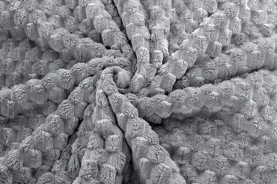 Koc z Mikrofibry 200x220 Narzuta na Łóżko Tłoczona Pluszowa Ala Plastr