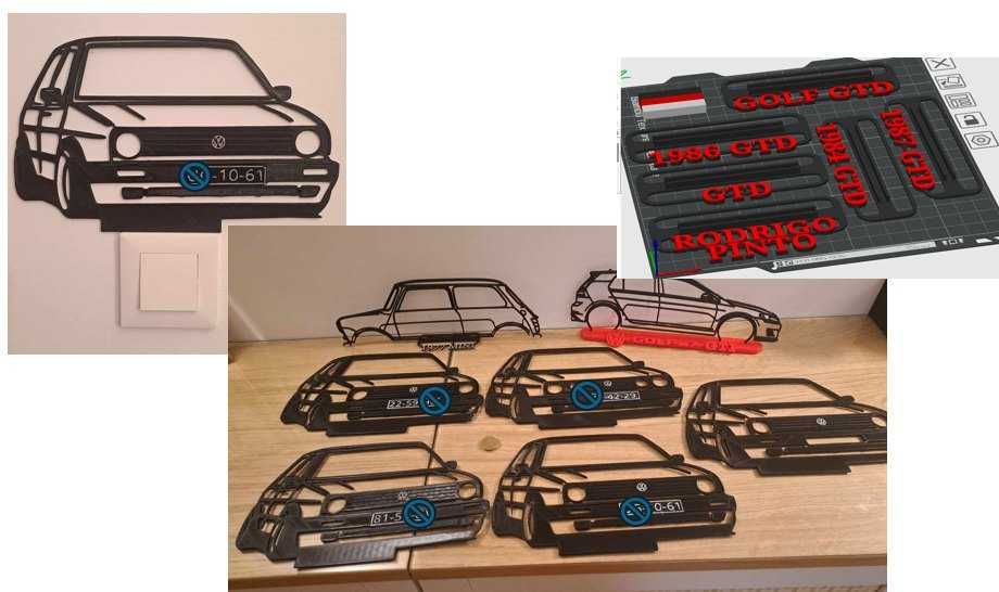 Impressão 3D Cores - Personalização, criação tudo personalizado medida