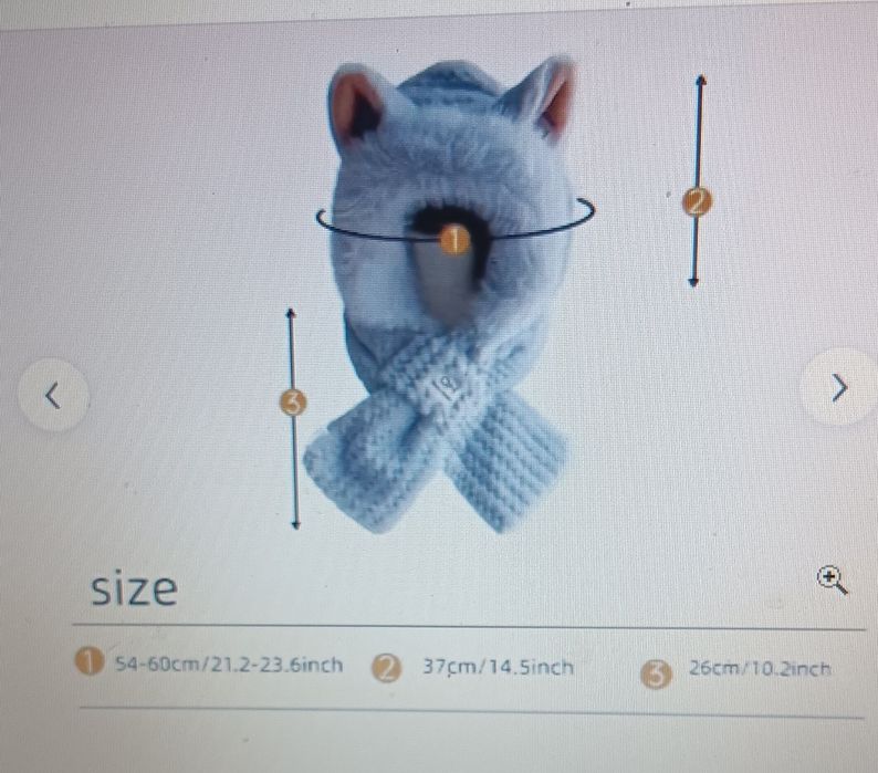 Czapka zimowa bezowa