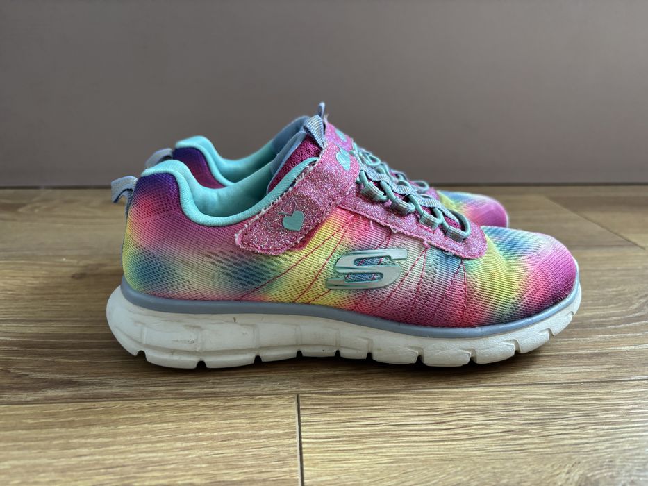 Buty Skechers rozm 34 teczowe lekkie