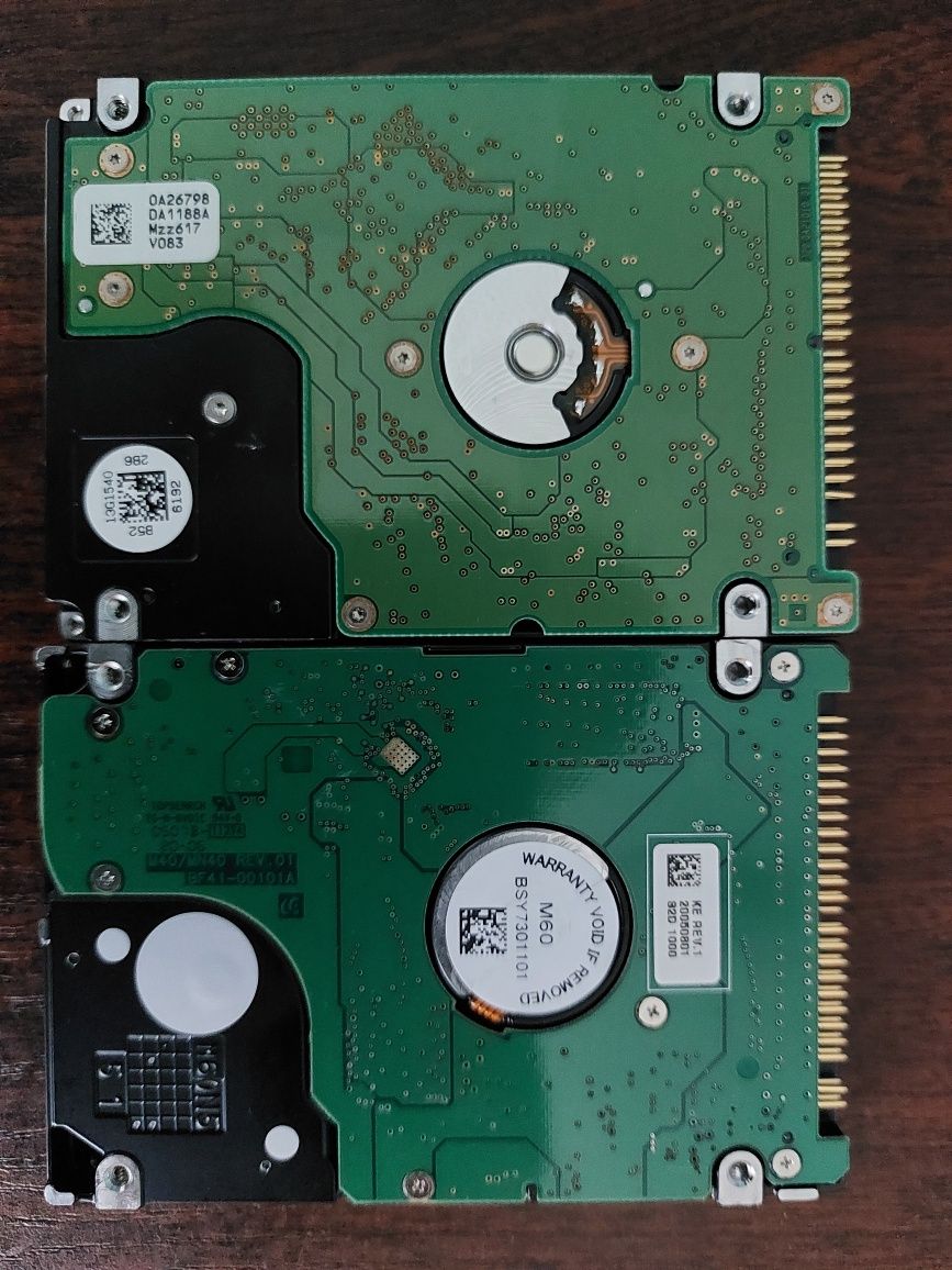 2 Dyski twarde PATA (IDE/ATA) 2.5 z retro laptopów SPRAWNE