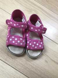 Sandalki dla dziewczynki rozowe rozmiar 26