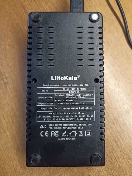 Зарядний пристрій LiitoKala Lii-PD2 для акумуляторів 18650