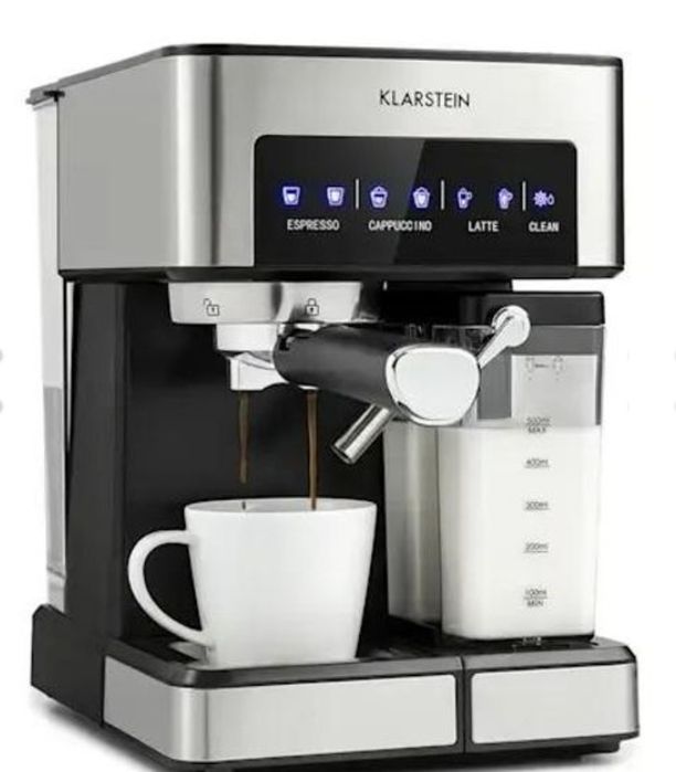 Кавоварка KLARSTEIN Arabica Comfort 1350 W 20 бар (10035655)