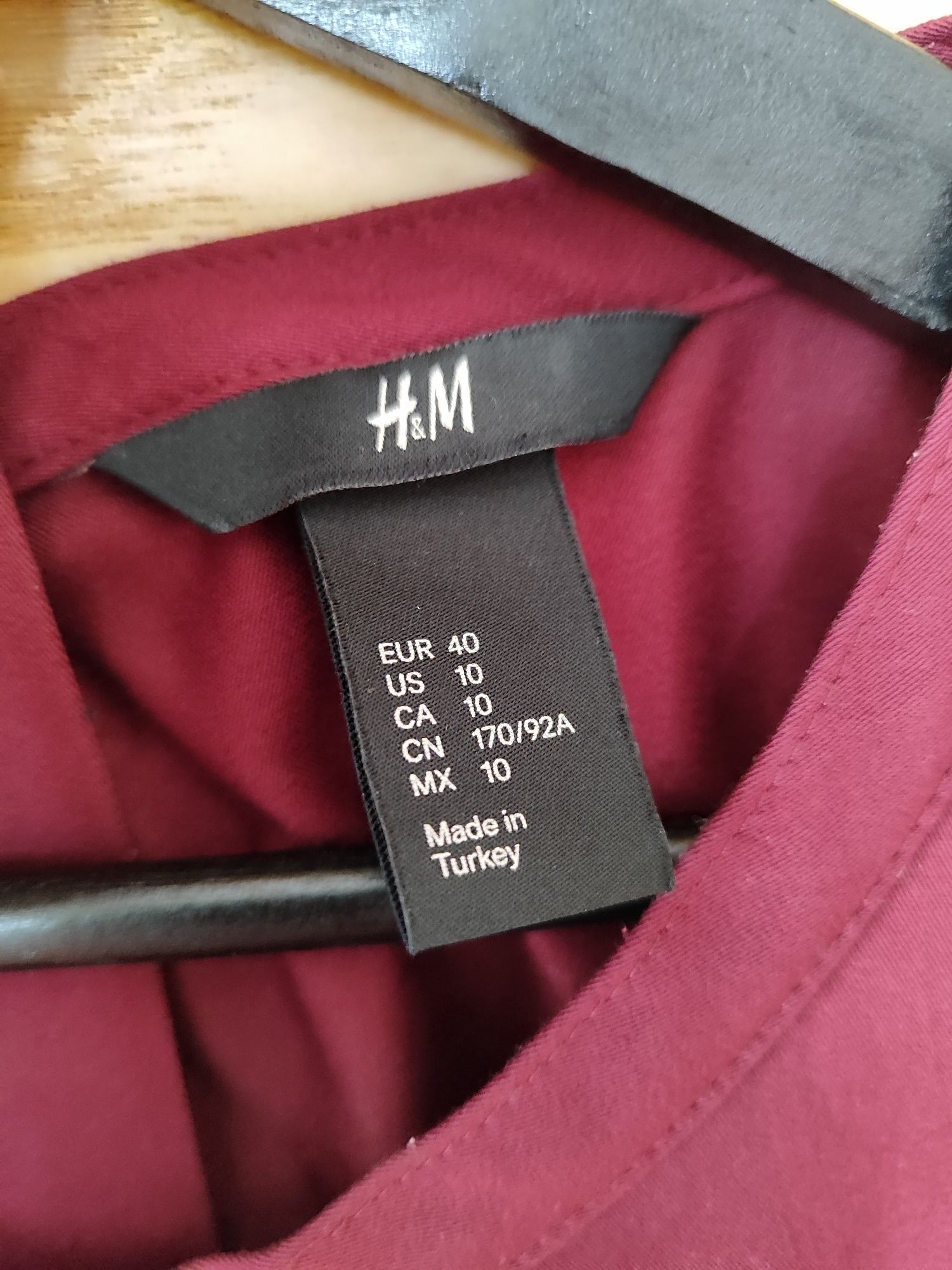 Sukienka z baskinką h&m Roz 40