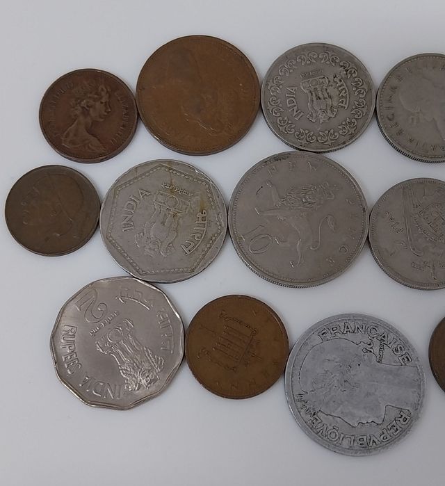 Lote de 14 moedas vários países