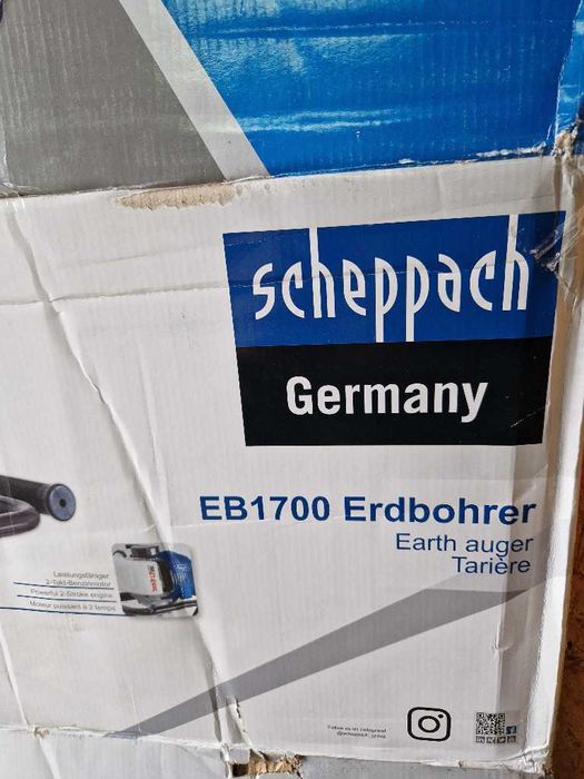 Świder ziemny wiertnica Scheppach EB1700+3 wiertła
