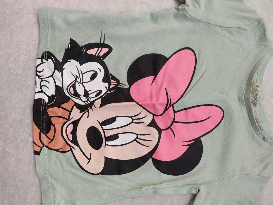 Bluzka / T-shirt długi rękaw myszka Minnie rozm. 98 firmy H&M