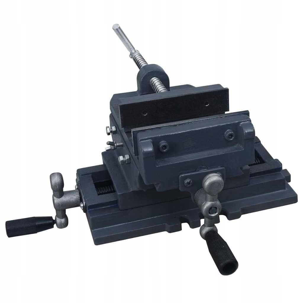 NOWE Ręczne imadło krzyżowe boczne VidaXL 127 mm