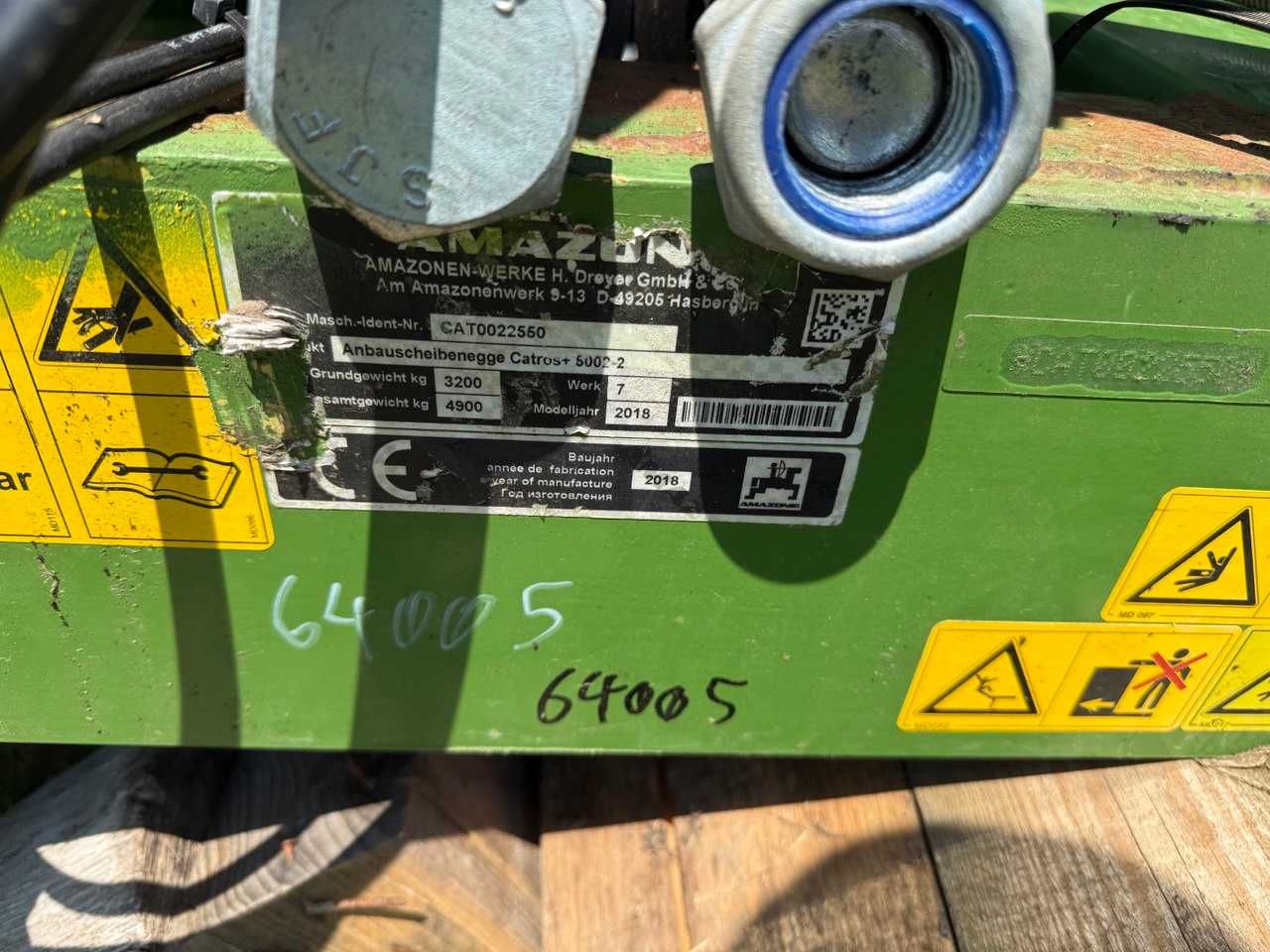 Amazone Catros+ 5 М., 2018 р.в. + Green Drill 500