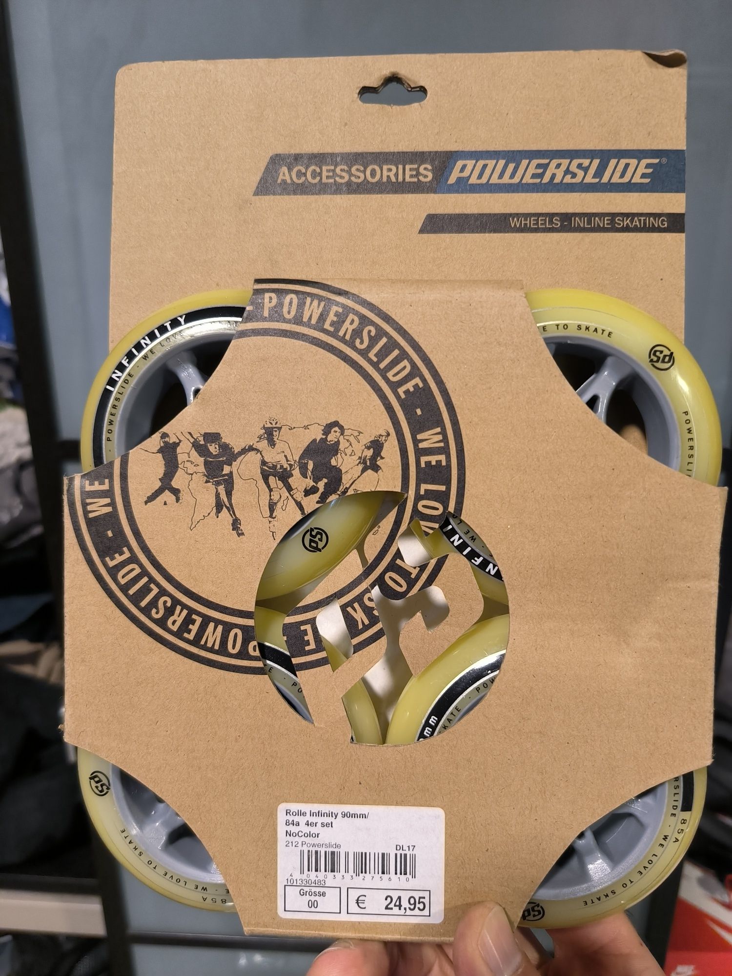 Kółka do rolek Powerslide Infinity 90mm 85A nowe