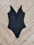 Body elastyczne prążek koronka