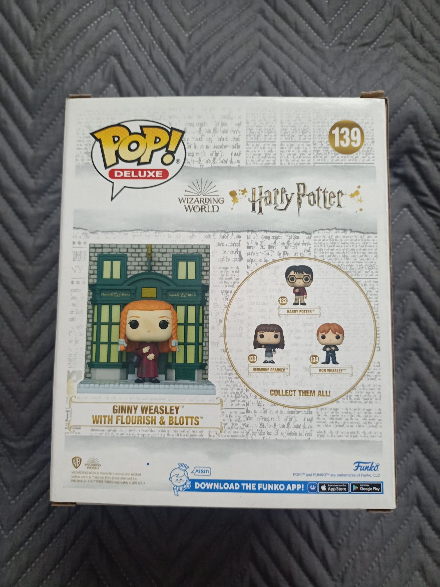 Funko Pop Figurka Harry Potter Ginny Weasley with Flourish&Blotts #139