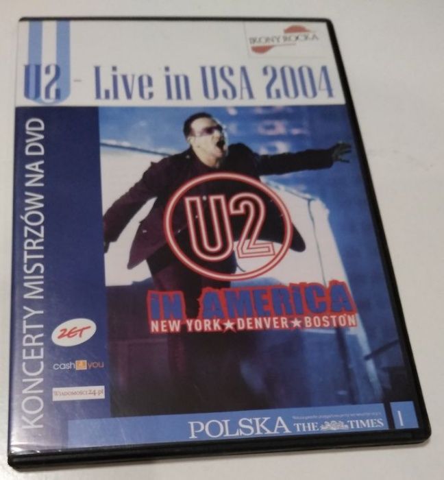 U2 Live in USA 2004 jak NOWE DVD