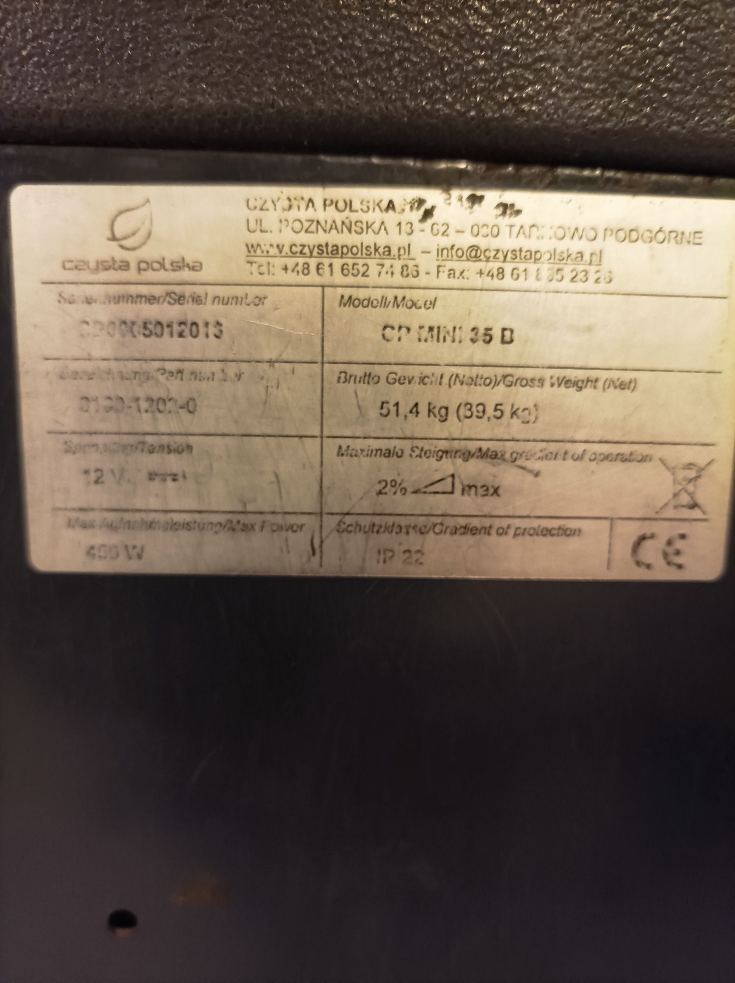Szorowarka CP Mini 35 B