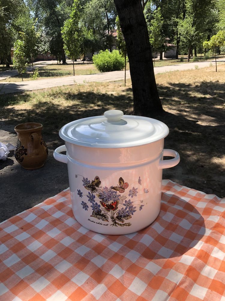 Камтрюля миски эммалированная