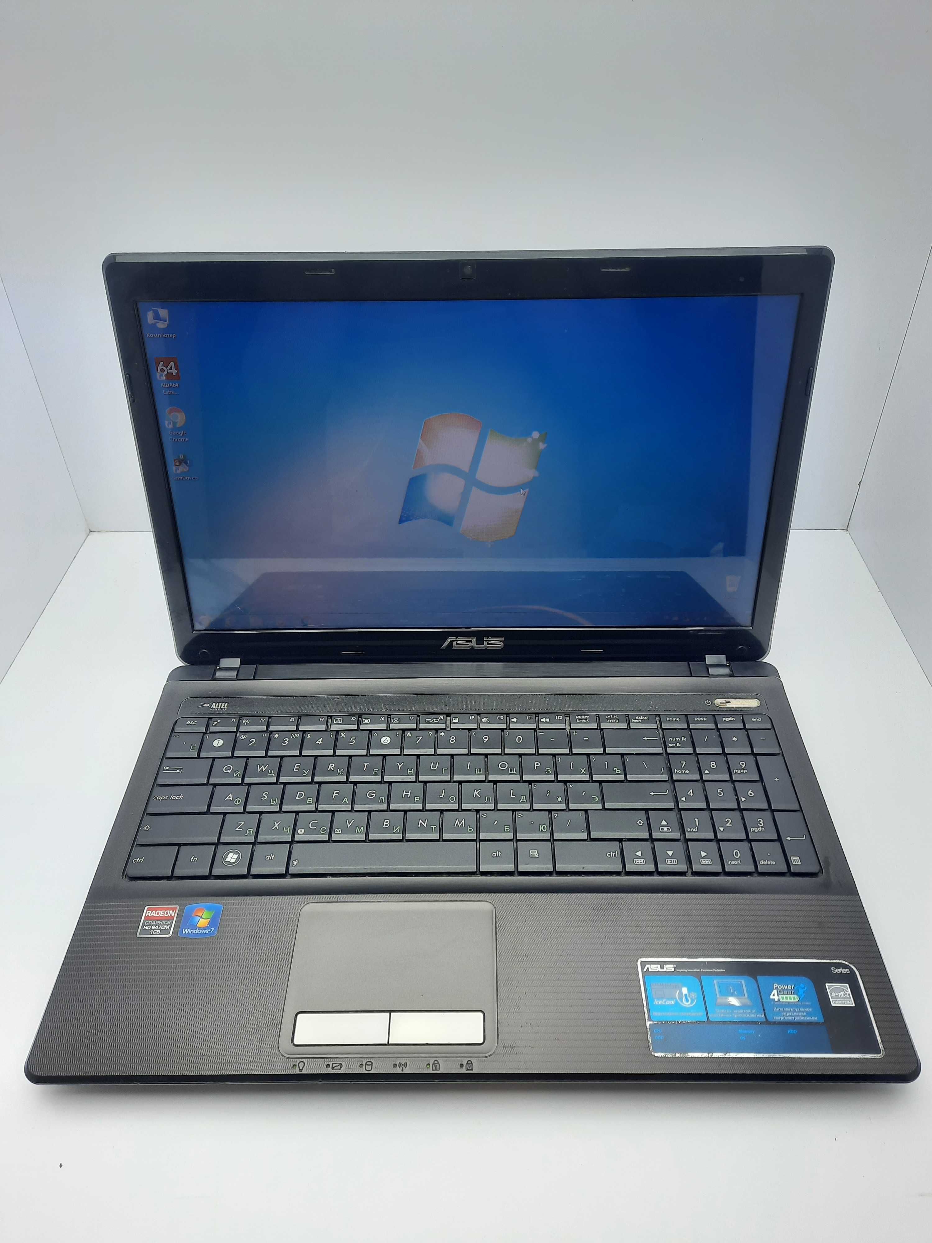 Asus K53 CPU:AMD Video:AMD Radeon 6470m 1gb Ram:6gb HDD:250GB