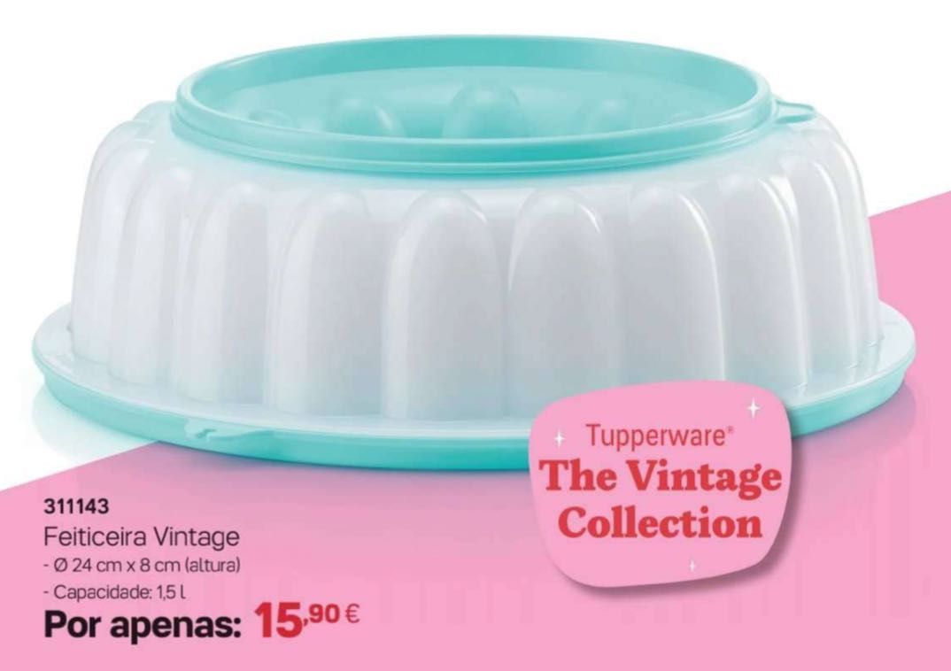 Feiticeira para Pudins Tupperware