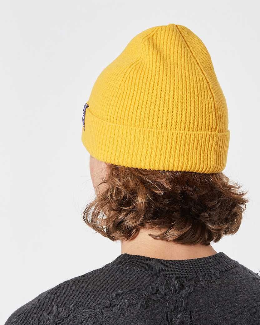 Шапка A-Cold-Wall Ribbed Structure Beanie Yellow