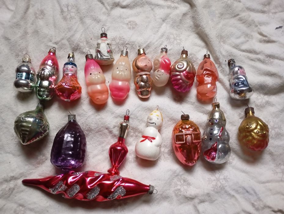 Ёлочные игрушки СССР фигуры