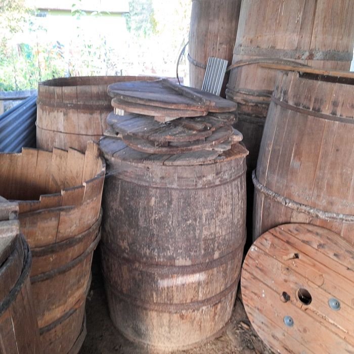 balia metalowa ocynkowana stara szczelna zbiornik donica