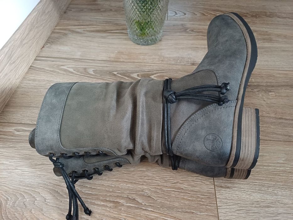 Zimowe kozaczki damskie Rieker rozm 40.