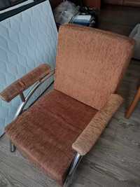 Fotel 2 szt brązowy