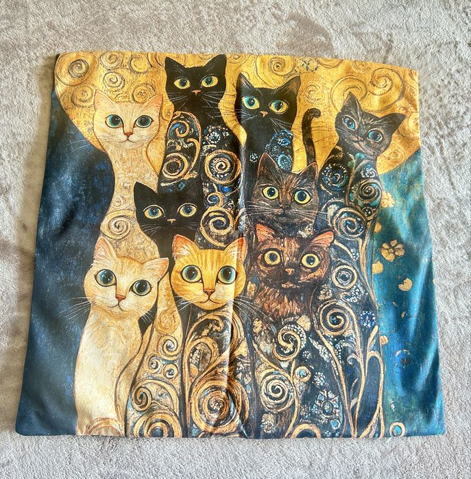 Poszewka kotki  piękne kolory