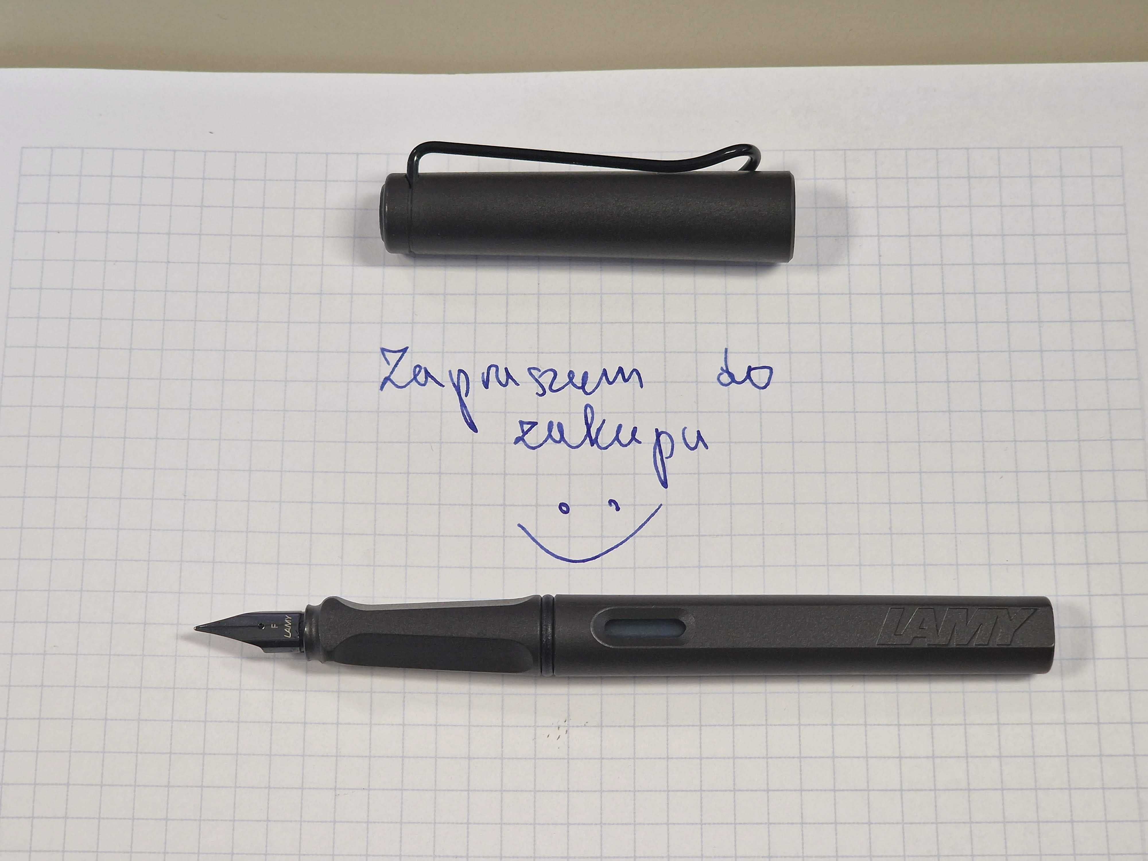 Wieczne pióro LAMY – stalówka F, stan bardzo dobry