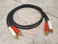 Kabel audio Klotz AC106 Amphenol ACPR 2x RCA Cinch czincz stereo 1m