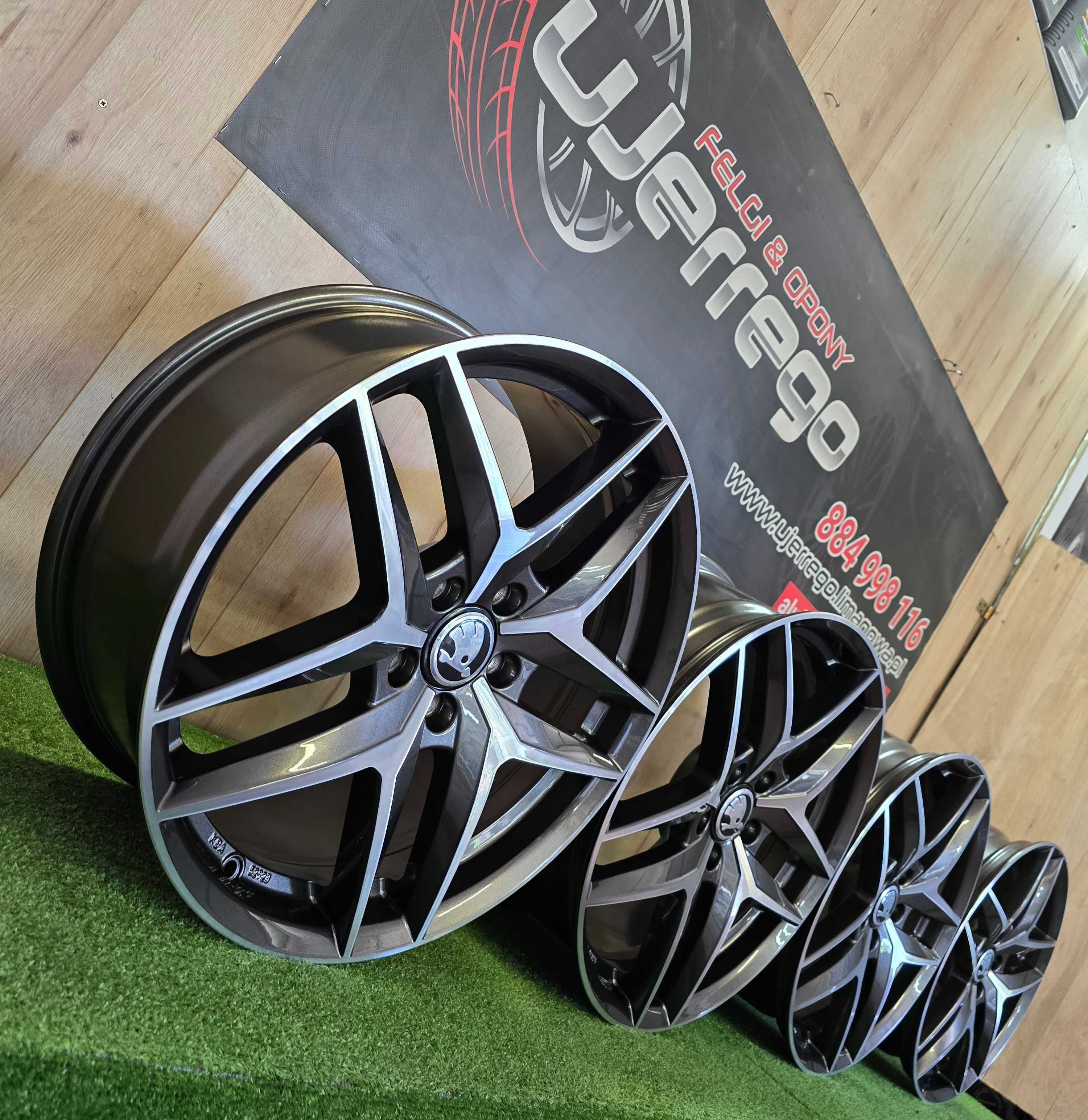 NOWE ALUFELGI SKODA 19x5x112 - Elroq,Enyaq iV,Karoq,Kodiaq (ET32 o 43)