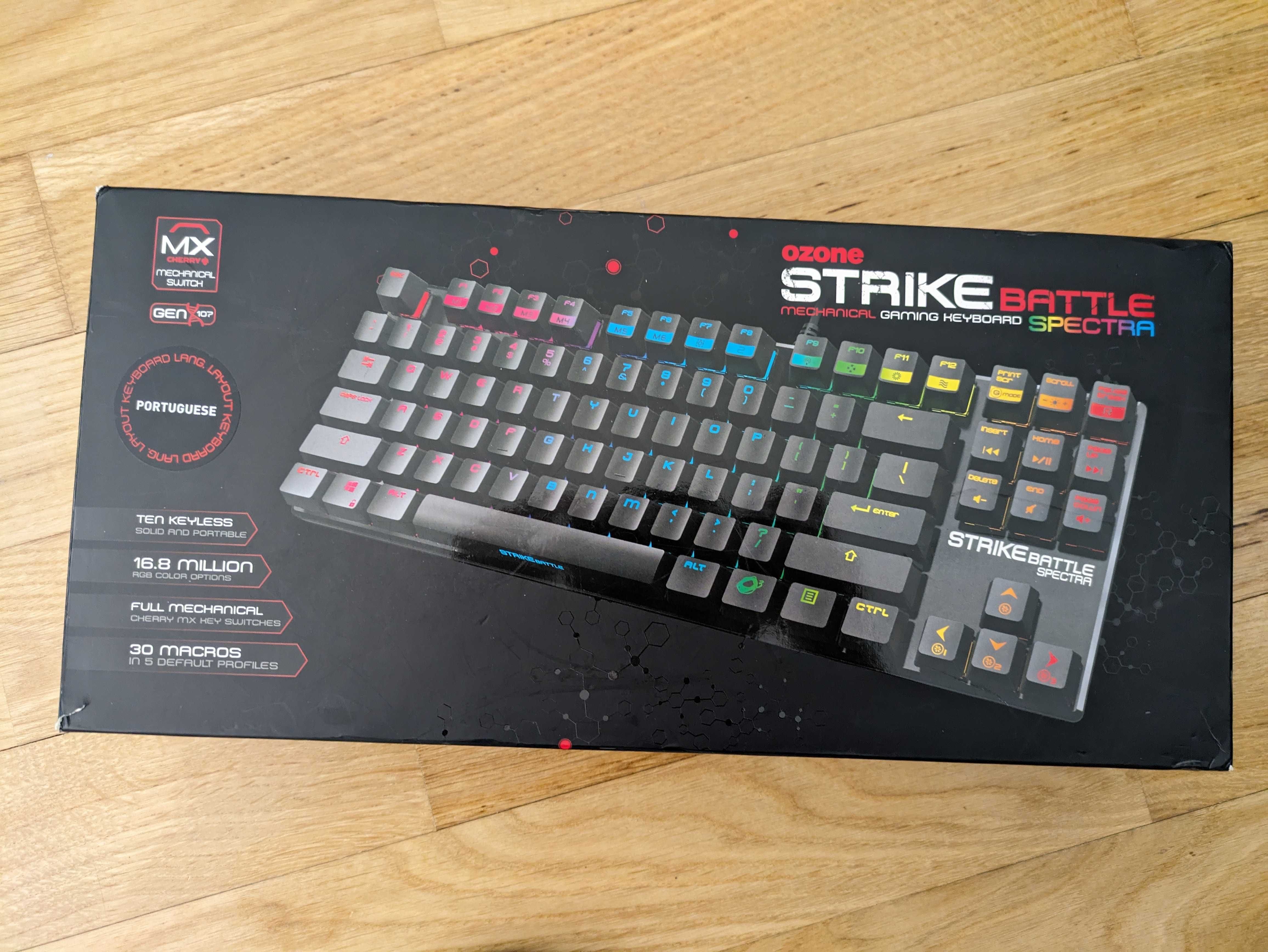 Teclado Mecânico Ozone Strike Battle Spectra RGB