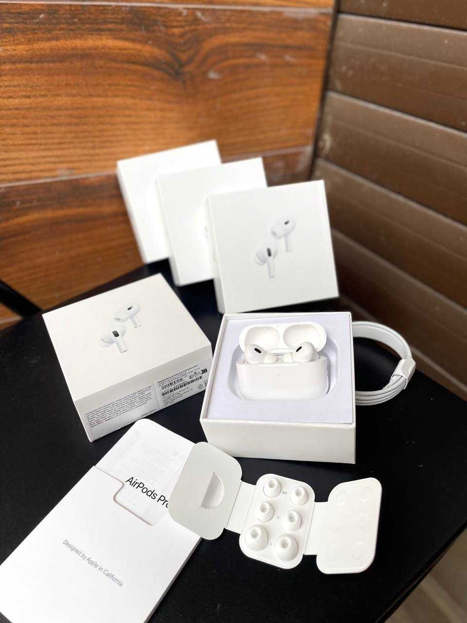 Навушники бездротові AirPods Pro 2 MQD83RU/A Airoha1562A, Lightning