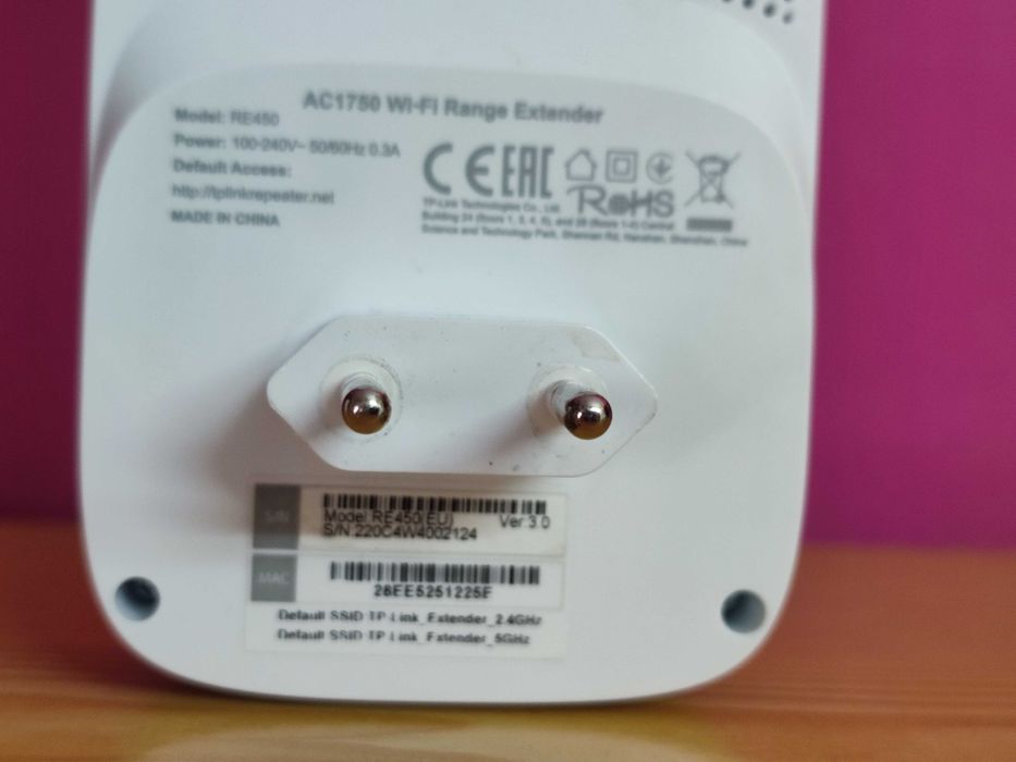 TP-Link RE450 v3.0 Repetidor Wi-Fi Extender