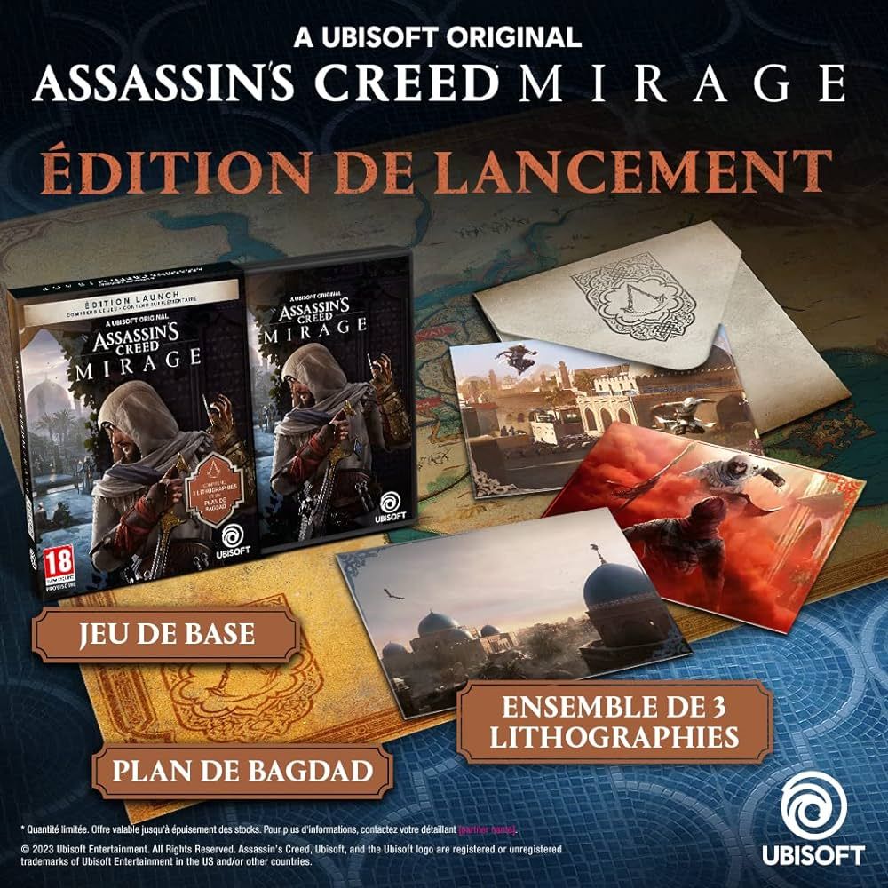 assassin's creed mirage - launch edition sony playstation 5 (ps5)