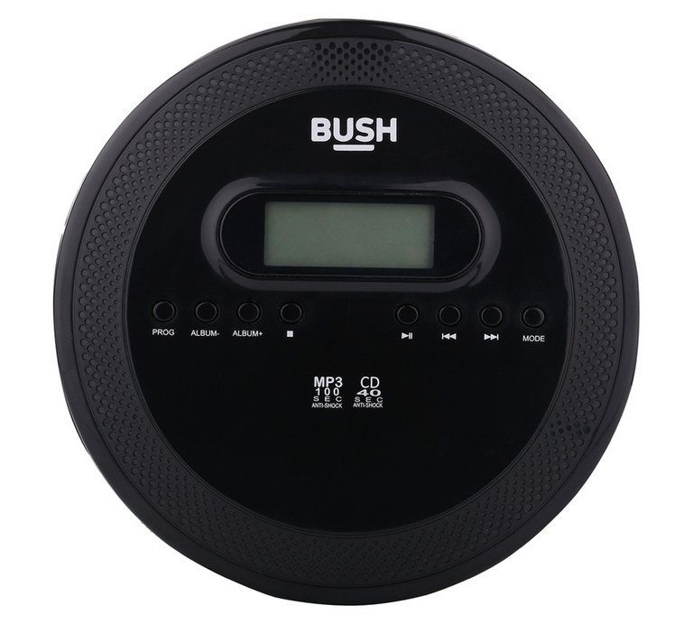 Discman Odtwarzacz CD MP3 Bush Muzyka Słuchawki