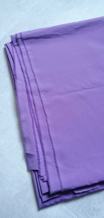 Fioletowy materiał poliester 2,96m x 3,60m Nowy!