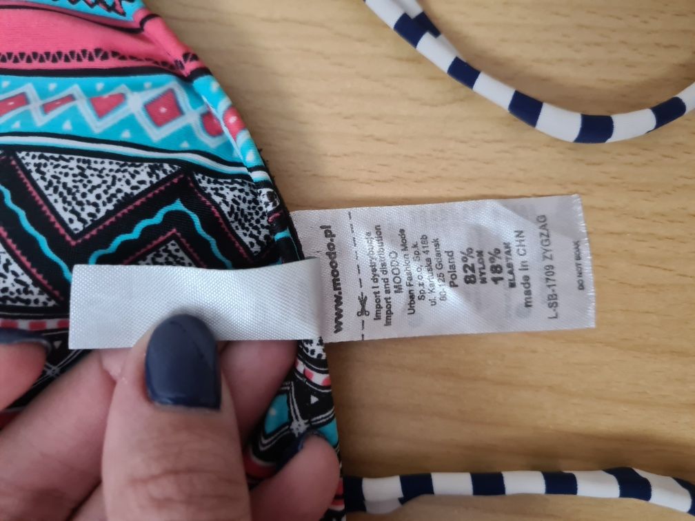 Strój kąpielowy bikini wzorzysty Modoo rozmiar M