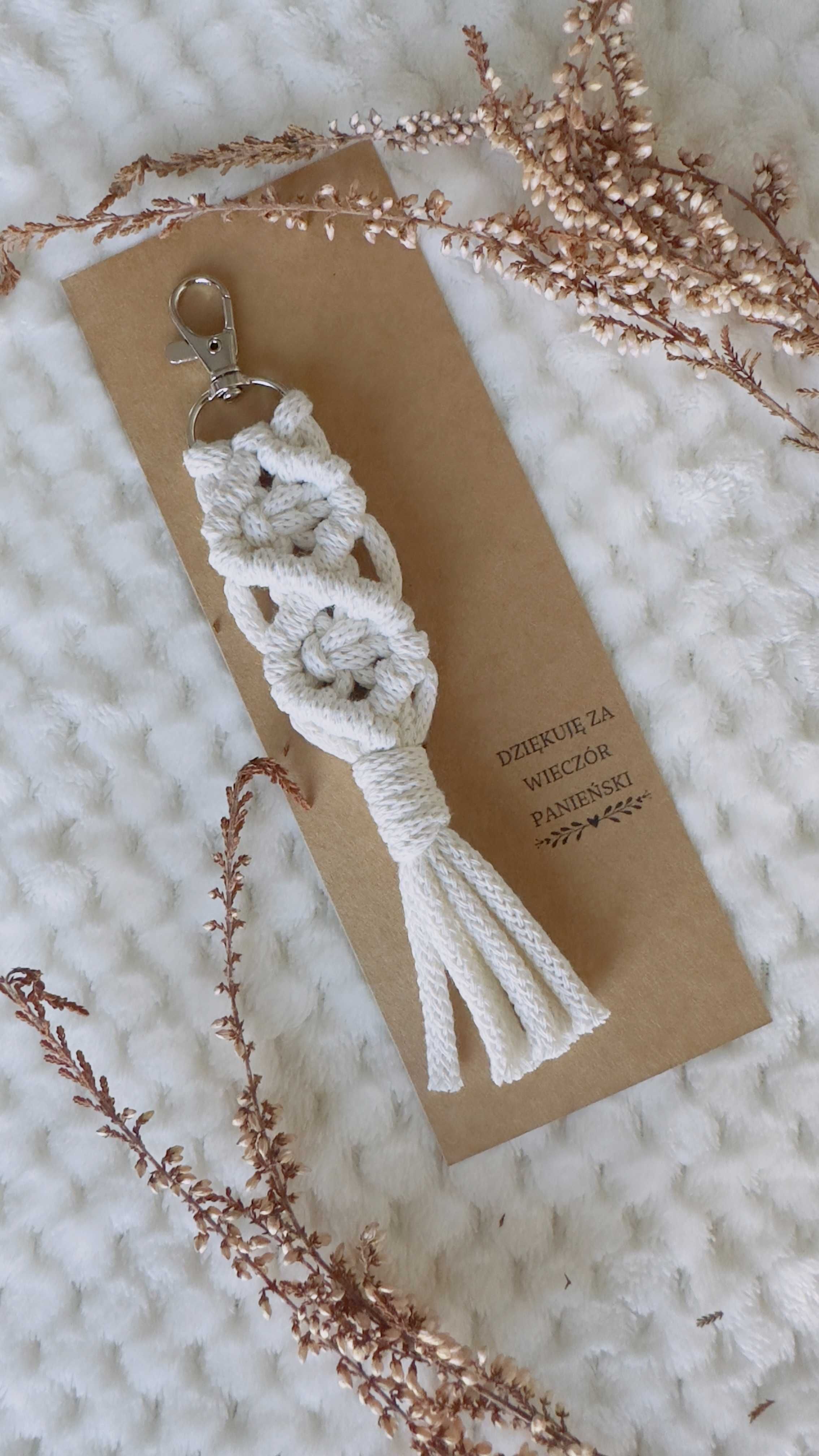 Breloczek Makrama Handmade Idealny prezent/upominek