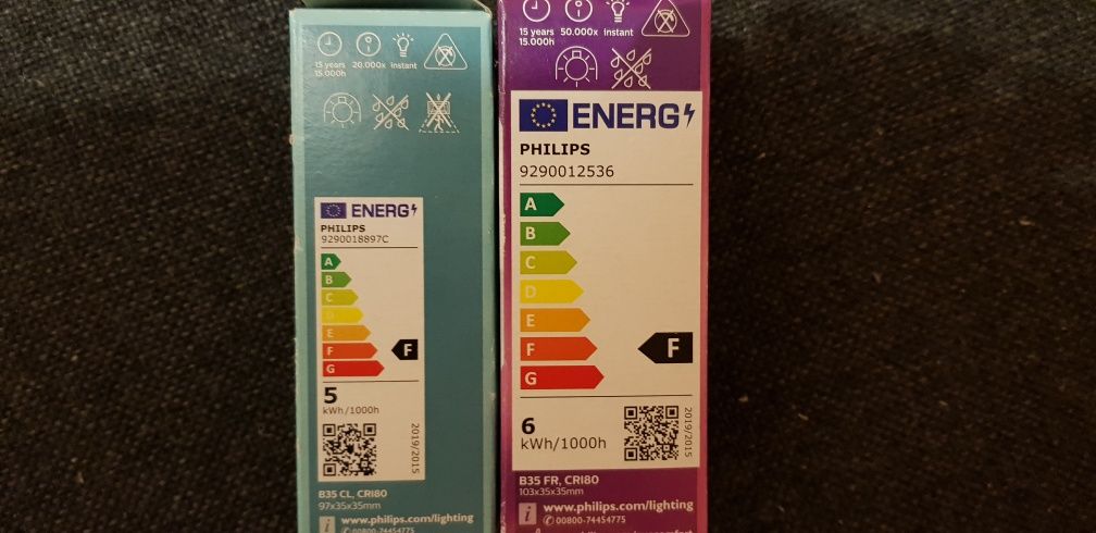 Żarówka LED Philips E14 4,3W 5,5W 40W 470 lm barwa ciepła osram