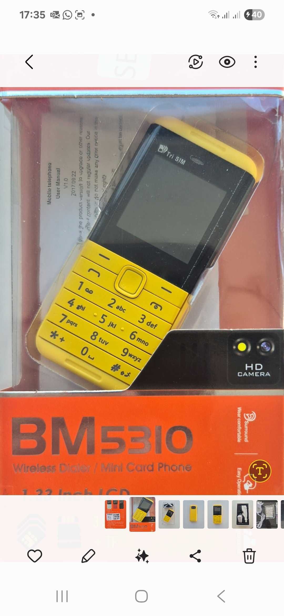Telemovel mini BM5310