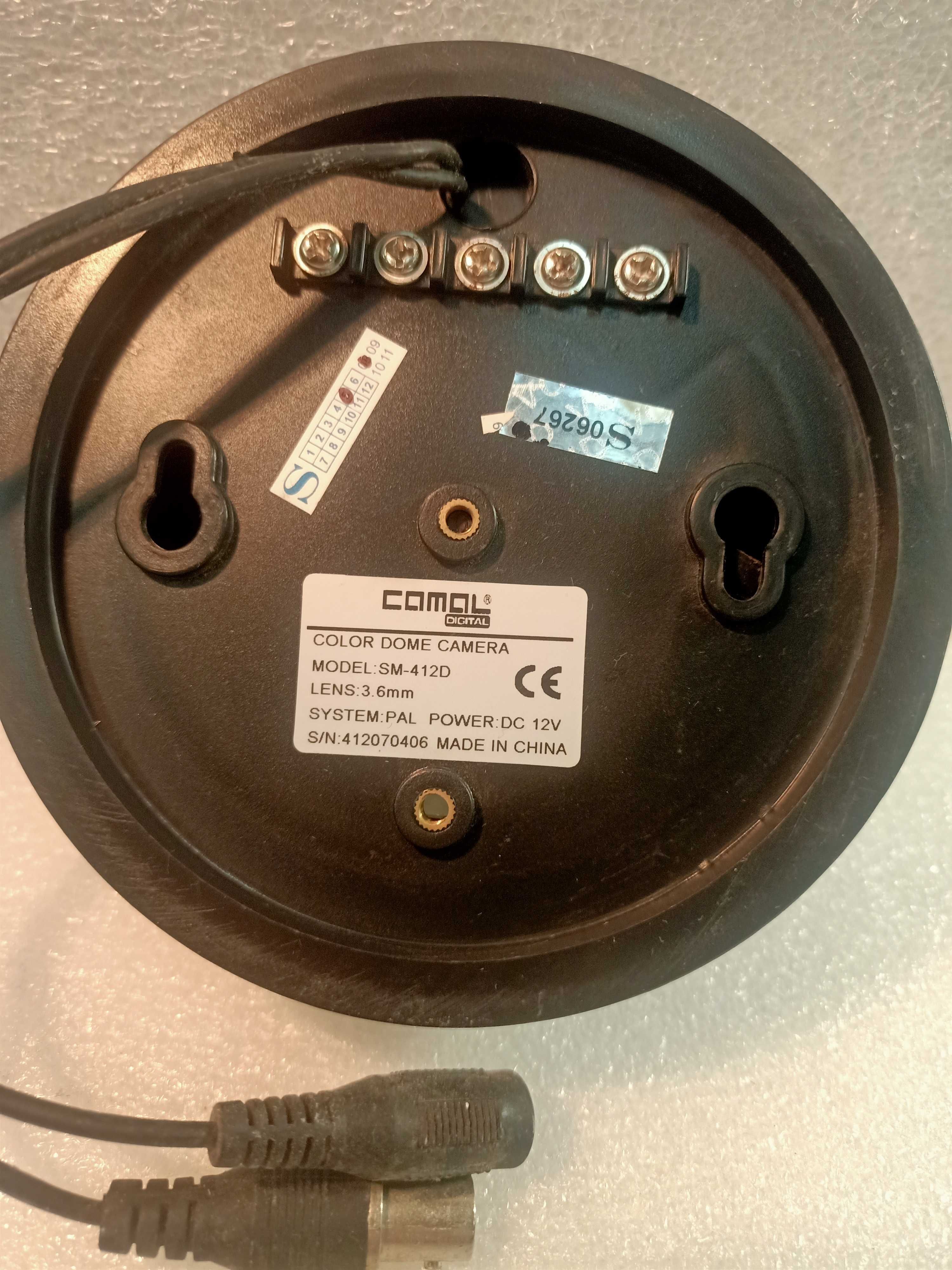 Kamery Kopułkowe kolor SM-412D KAMAL 7 sztuk komplet