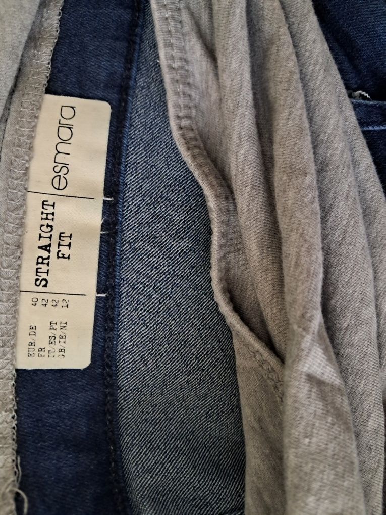 Szorty ciążowe z panelem/denim/jeans/ L/40/esmara