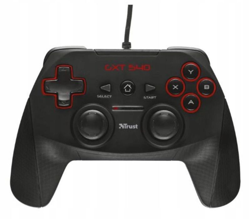 SPRAWNY Pad Trust GXT 540 do PC PS3 PS4 - przewodowy gamepad