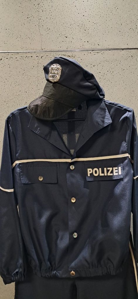Strój przebranie kostium policjant