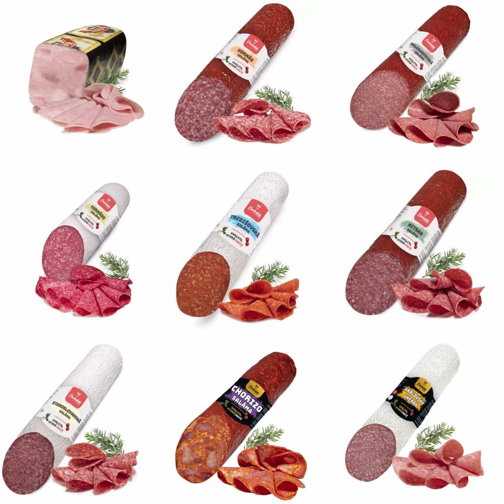 Словацька сирокопчена ковбаса Cimbalak / Цимбалак ГУРТ для магазинів!